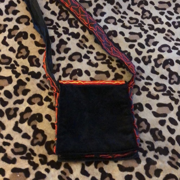NWOT 100% cotton boho style crossbody bag - Picture 6 of 6